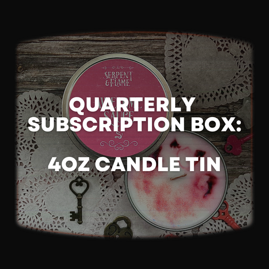 Quarterly Subscription: 4oz Candles (US Only)