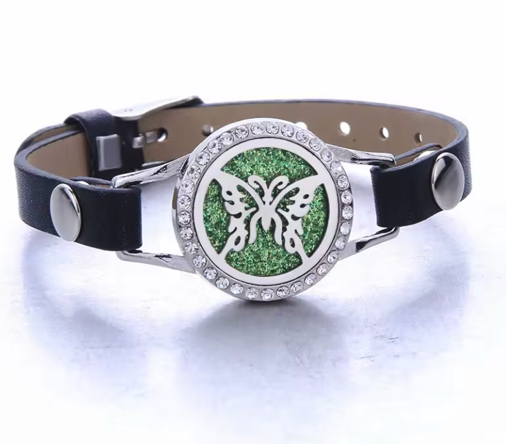 Black Band Diffuser Bracelets