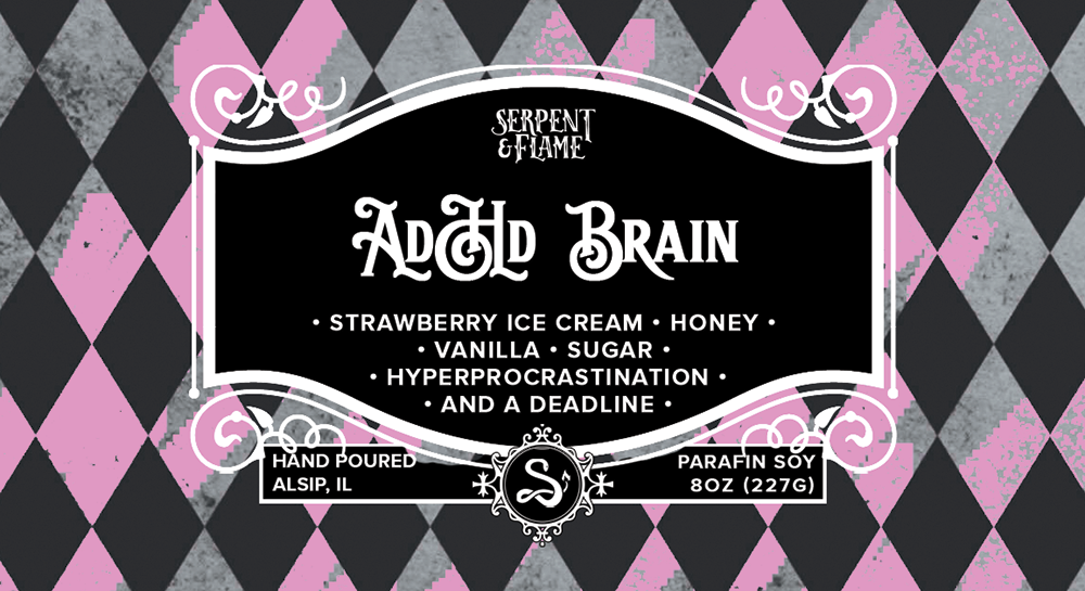 ADHD Brain, Strawberry Ice Cream