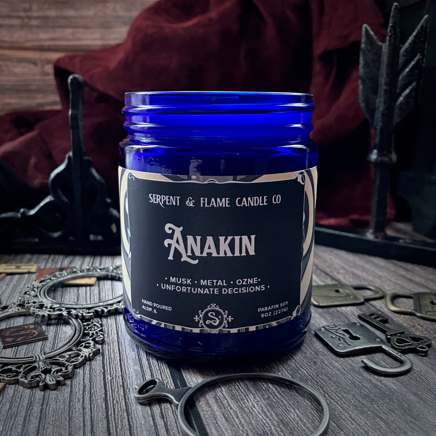 Anakin Candle, Metal Musk Ozone