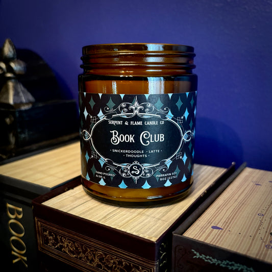 Book Club Candle, Snickerdoodle Latte