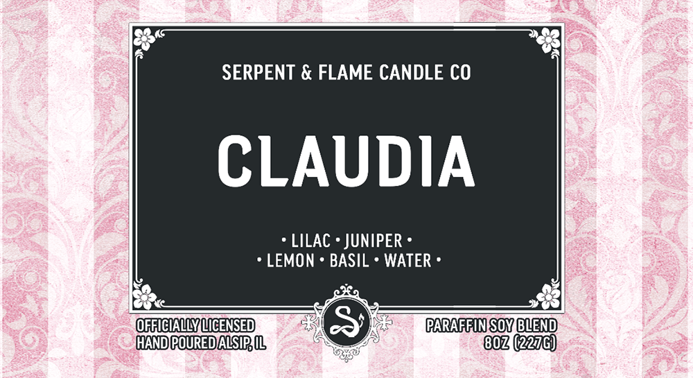 Claudia Candle, Lilac Lemon