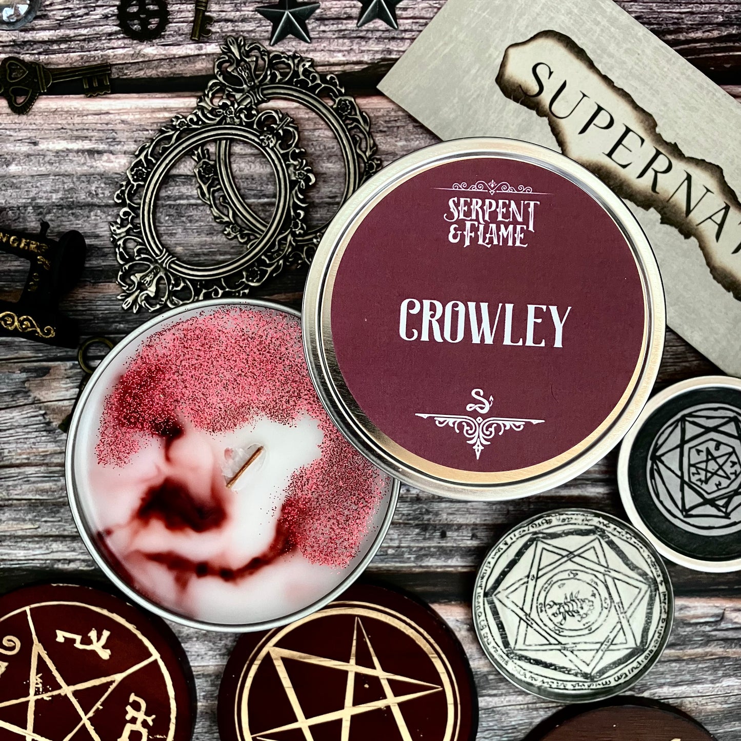 Crowley Candle, Whiskey Brimstone
