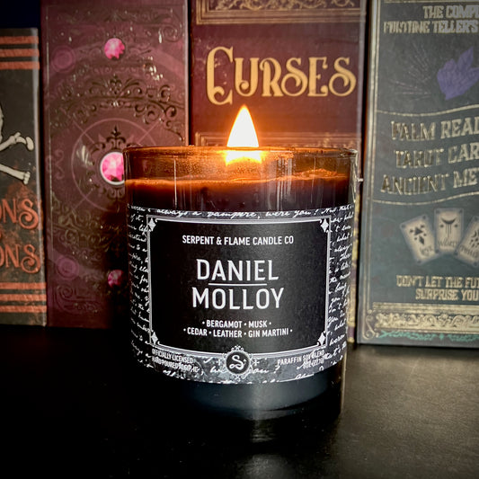Daniel Molloy Candle, Bergamot Leather Gin