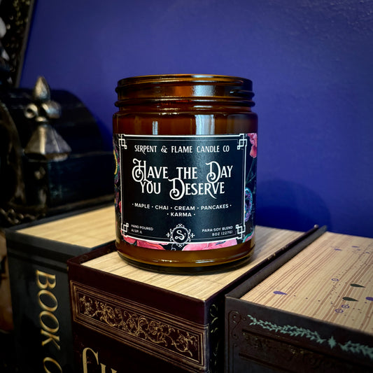 Day You Deserve Candle, Maple Chai Pancakes