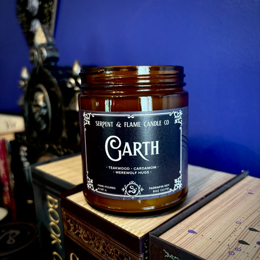 Garth Candle, Teakwood Cardamom