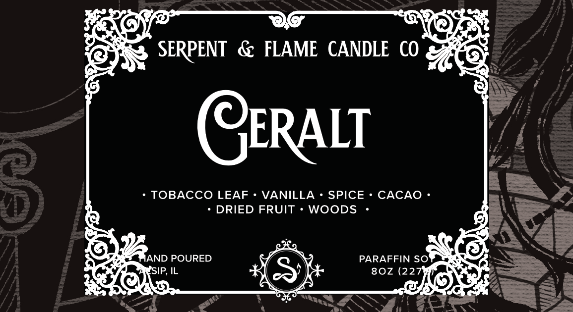 Geralt Candle, Amber Bergamot