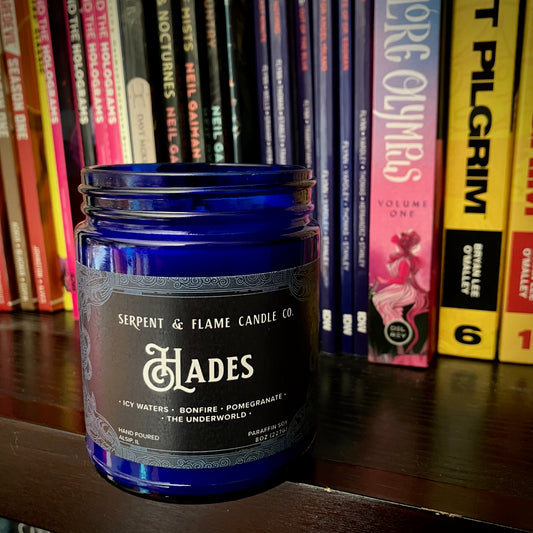 Hades Candle, Bonfire Water Pomegranate