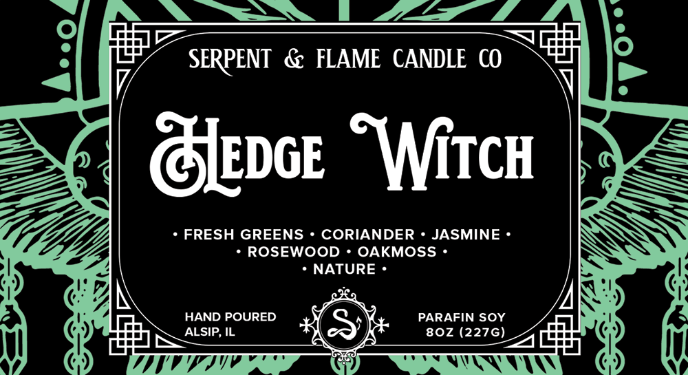 Hedge Witch, Greens Coriander Jasmine