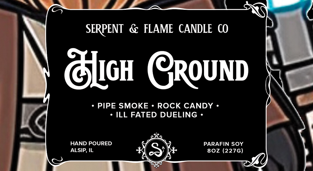 High Ground Candle, Pipe Smoke Rock Candy