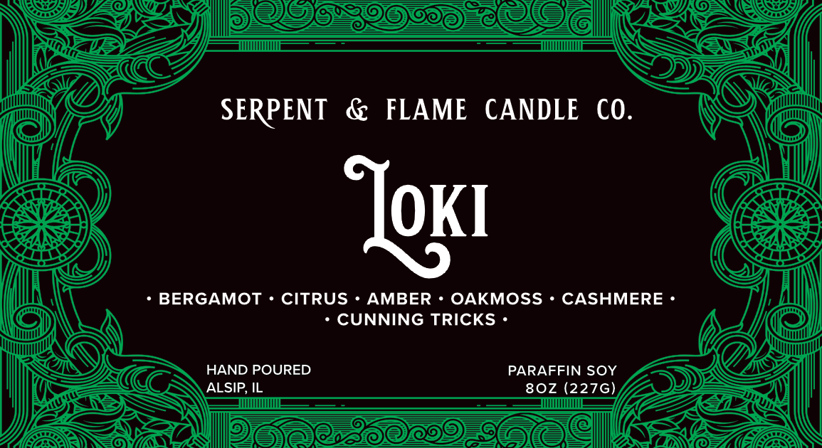 Loki Candle, Bergamot Citrus Cashmere