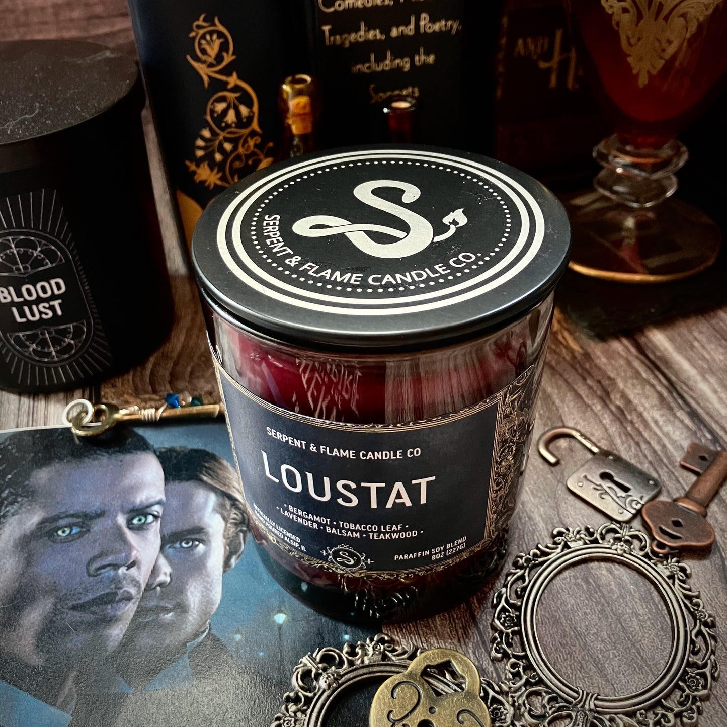 Loustat Candle, Bergamot Lavender Teakwood