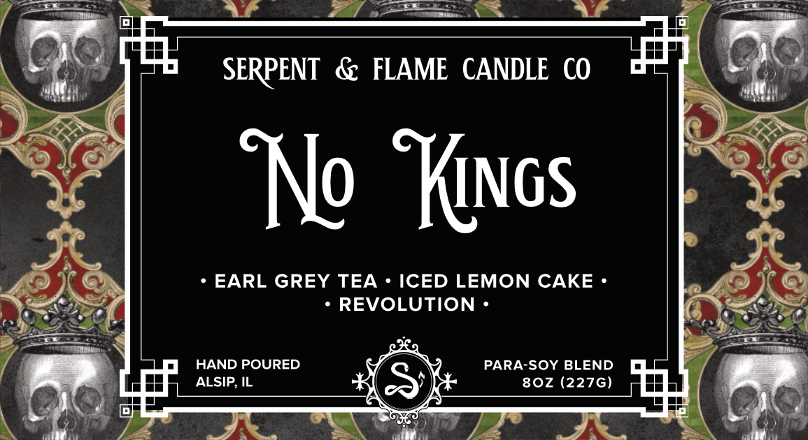No Kings Candle, Earl Grey Tea Lemon Cake