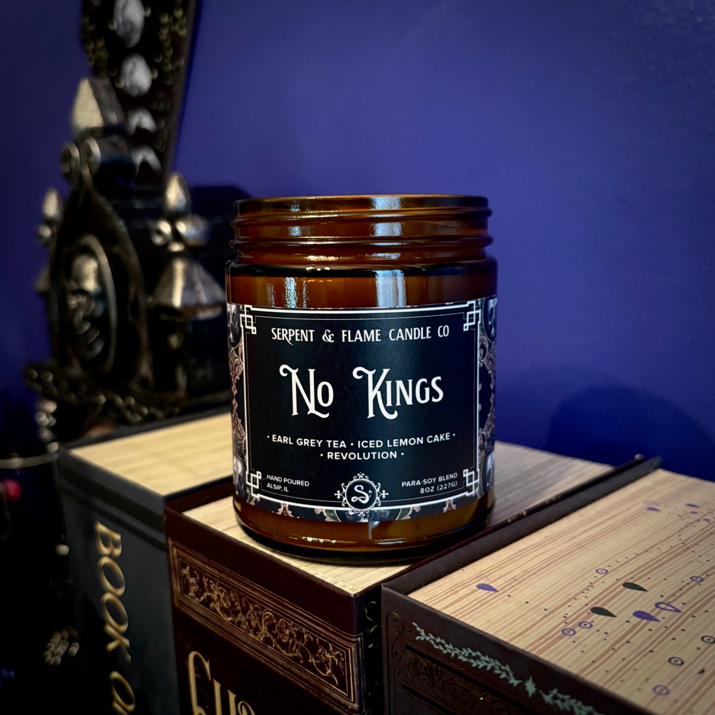 No Kings Candle, Earl Grey Tea Lemon Cake