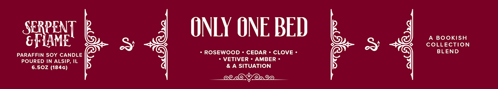 LAST RUN: Only One Bed Candle, Rosewood Cedar