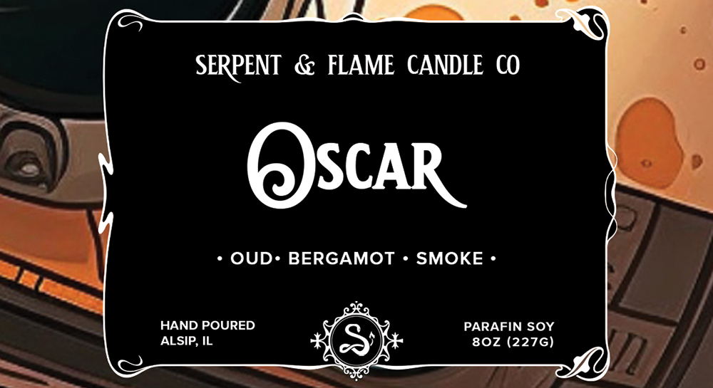 LAST RUN: Oscar Candle, Oud Bergamot