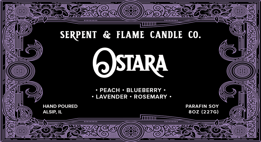 Ostara, Rosemary Lavender Peach