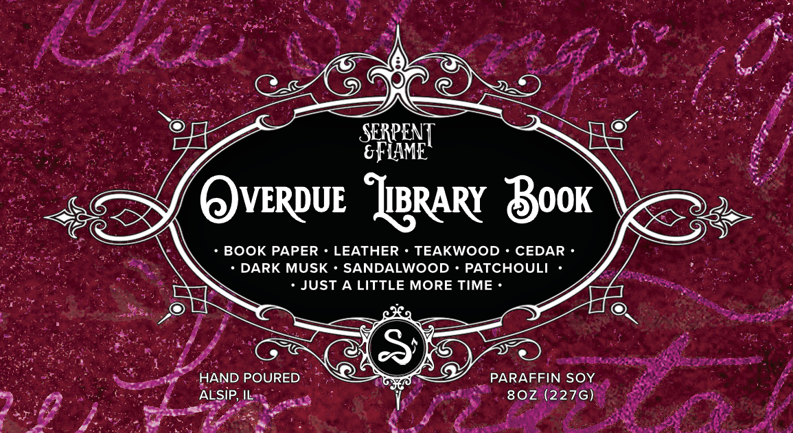Overdue Library Book, Paper Leather Teakwood