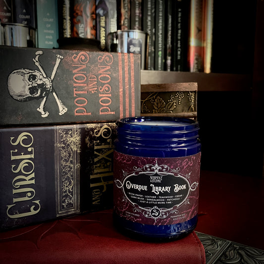 Overdue Library Book, Paper Leather Teakwood