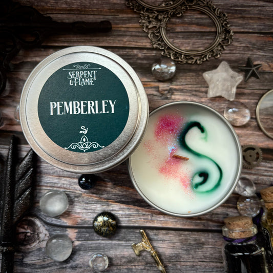 Pemberley Candle, Lily Green Tea Raspberry