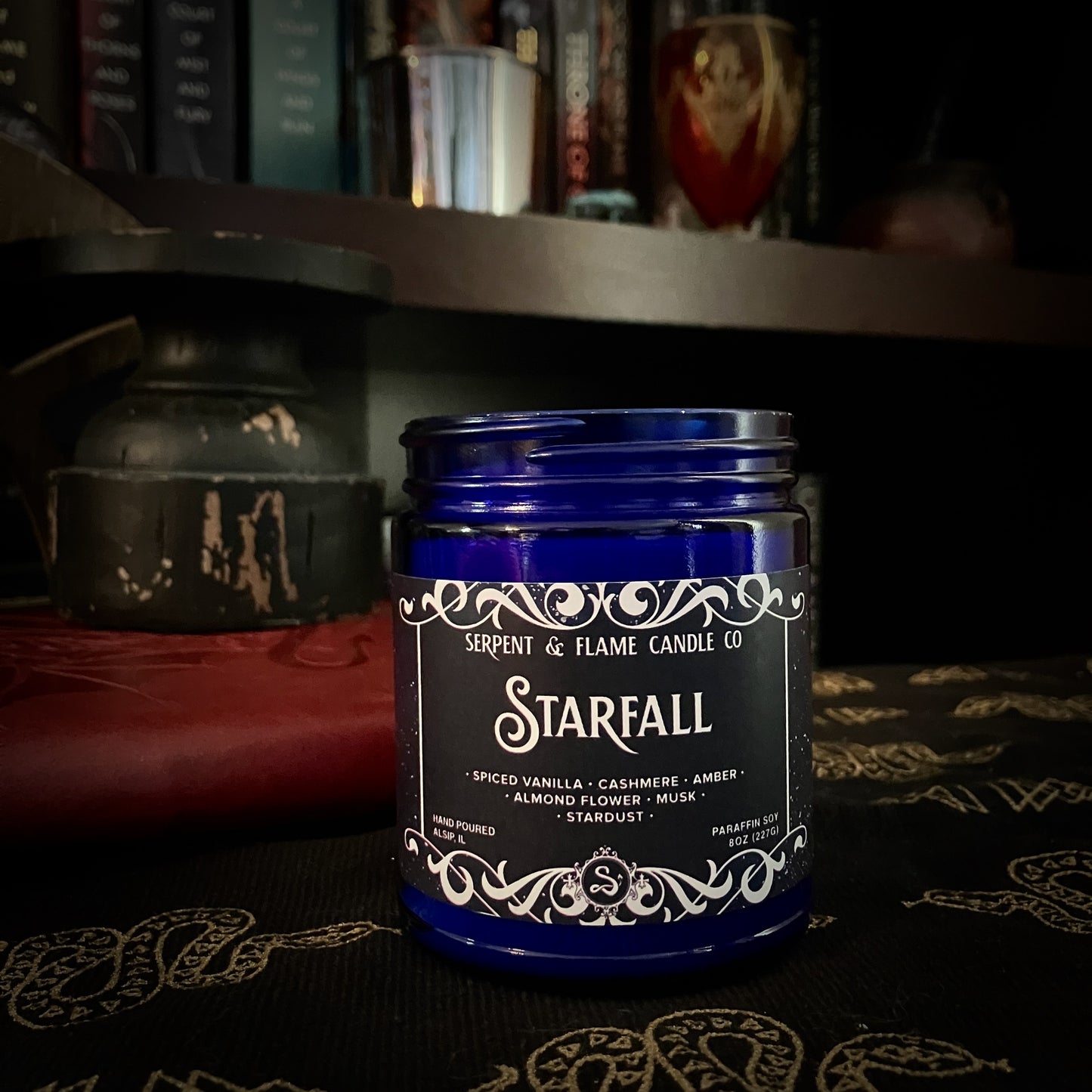 Starfall Candle, Spiced Vanilla Cashmere
