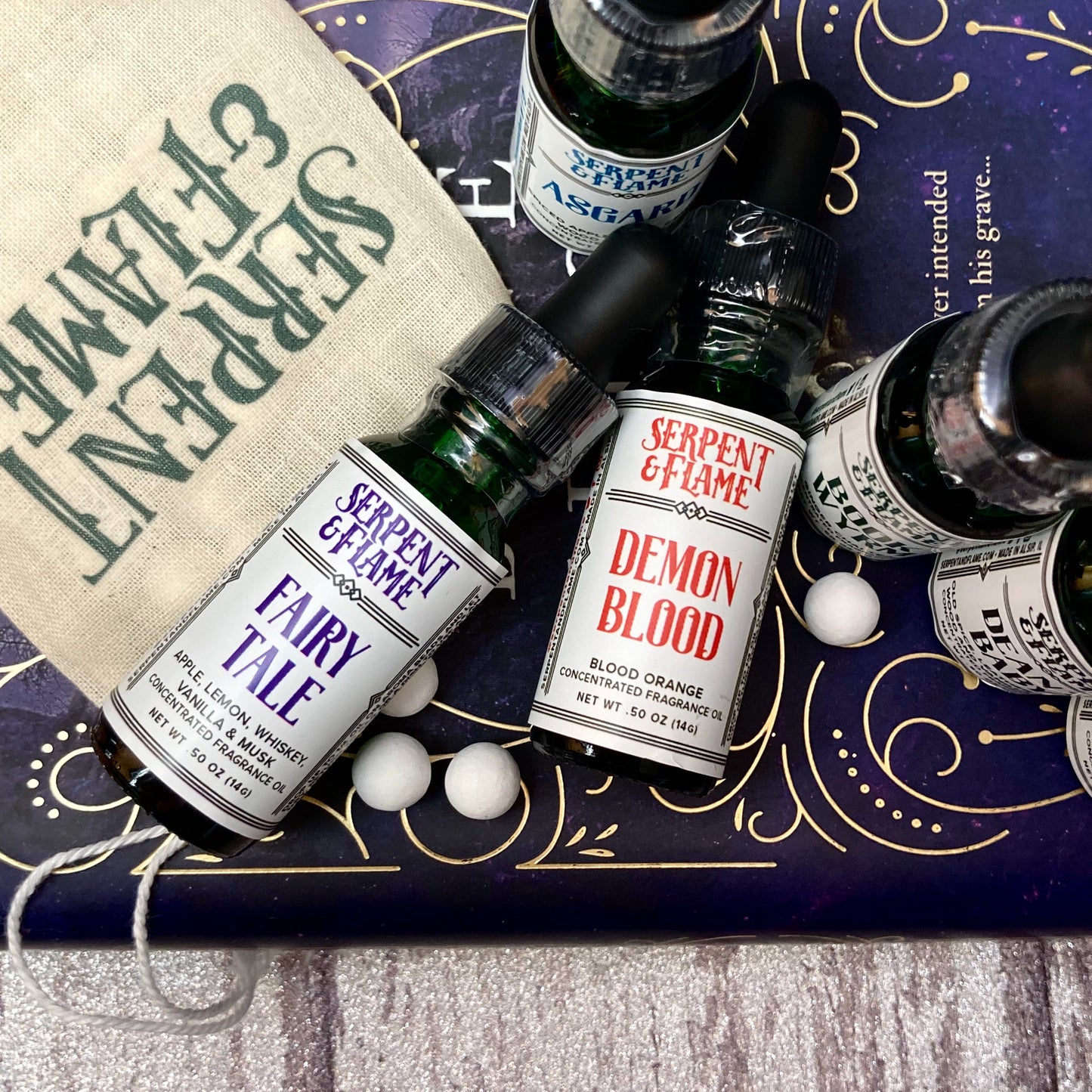 Ceramic Aroma Bead Pouch