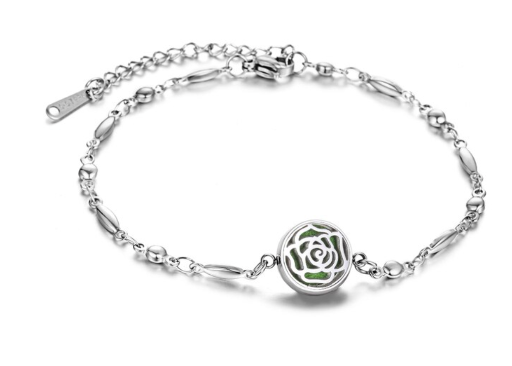 Dainty SIlver Diffuser Bracelets