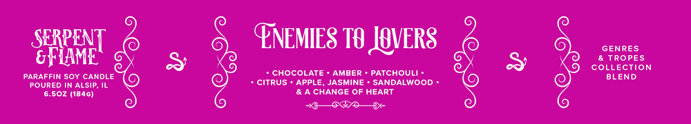 Enemies to Lovers Candle, Chocolate Amber