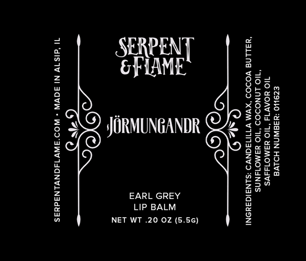 Jörmungandr, Earl Grey Lip Balm