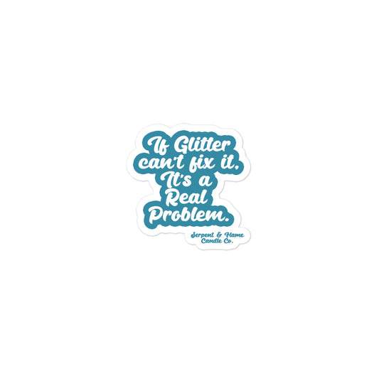 If Glitter Can't Fix it Bubble-free stickers