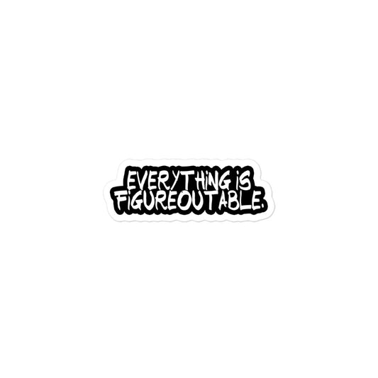 Figureoutable Sticker