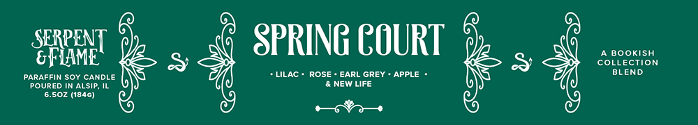 Spring Court Candle, Lilac Rose Apple Earl Grey Tea