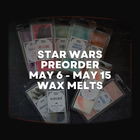 Star Wars Wax Melt Preorder May 6 - 15