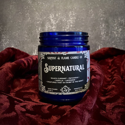 Supernatural Candle, Black Currant Patchouli