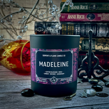 Madeleine Candle, Cotton Blossom Amber