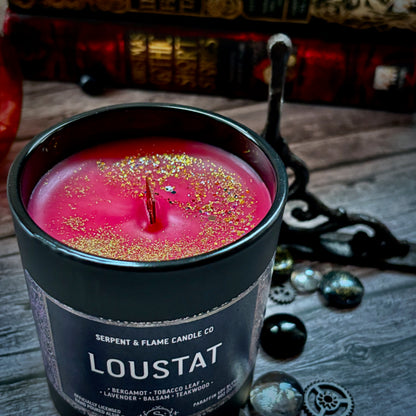 Loustat Candle, Bergamot Lavender Teakwood