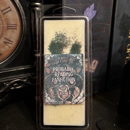 Probably Reading Fanfiction Wax Melts, Vanilla Birch Fig