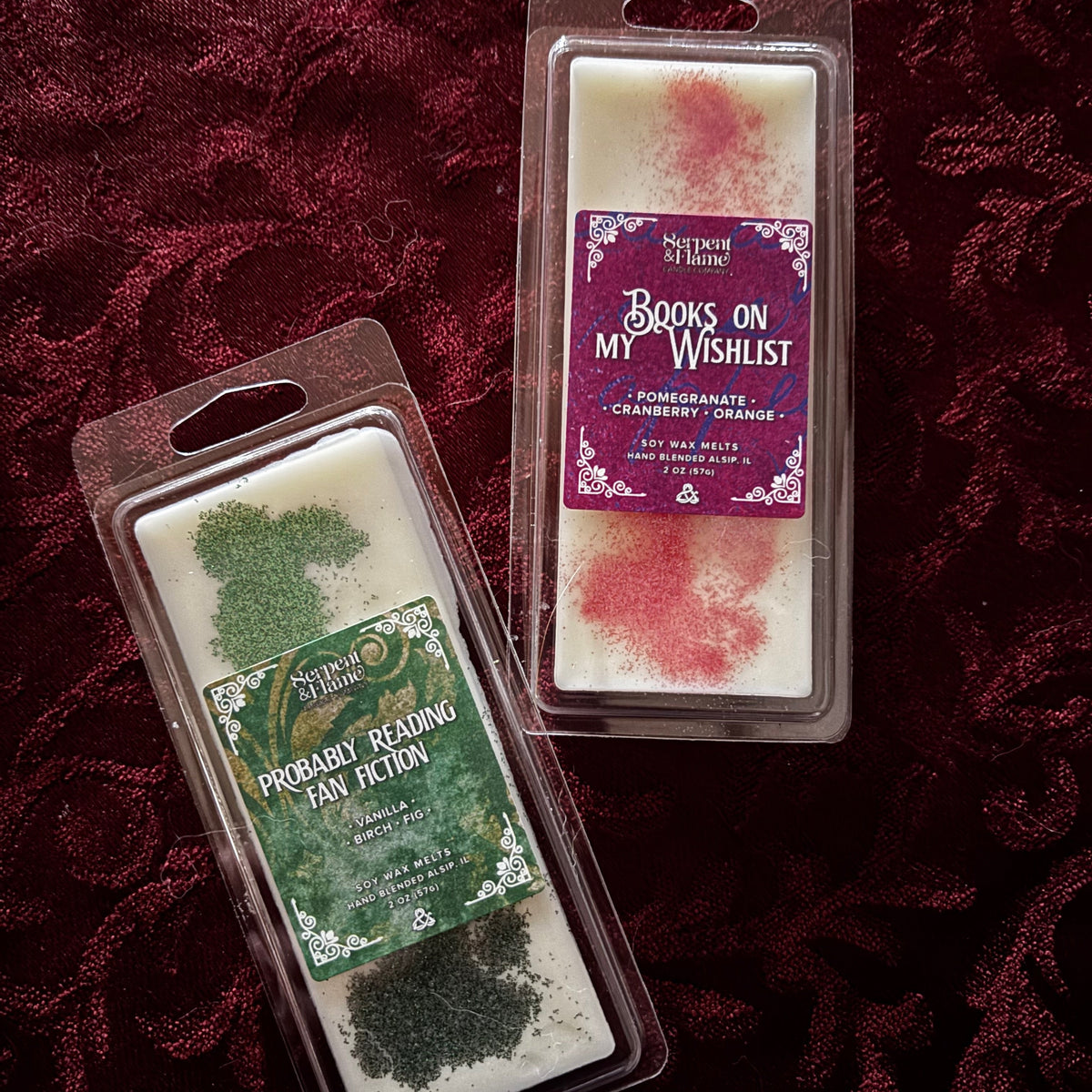 Books on My Wishlist Wax Melts, Cranberry Orange