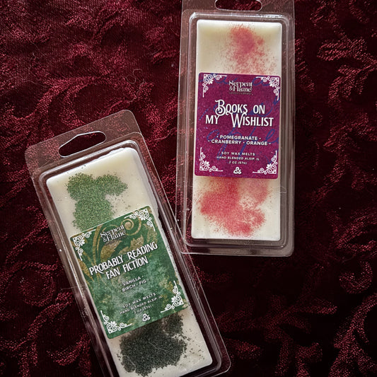 Books on My Wishlist Wax Melts, Cranberry Orange