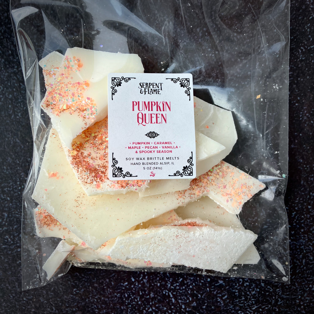 Pumpkin Queen Wax Brittle (Ready to Ship) Serpent & Flame Candle Co