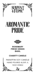 Aromantic Flag Layered Candle