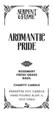 Aromantic Flag Layered Candle
