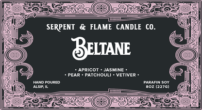 Beltane Candle, Apricot Jasmine