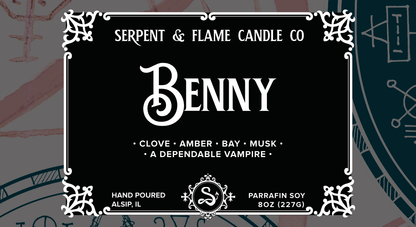 Benny Candle, Clove Amber Bay