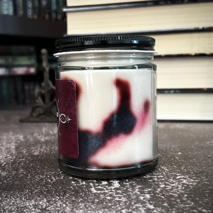 Books on My Wishlist Candle, Pomegranate Cranberry Orange