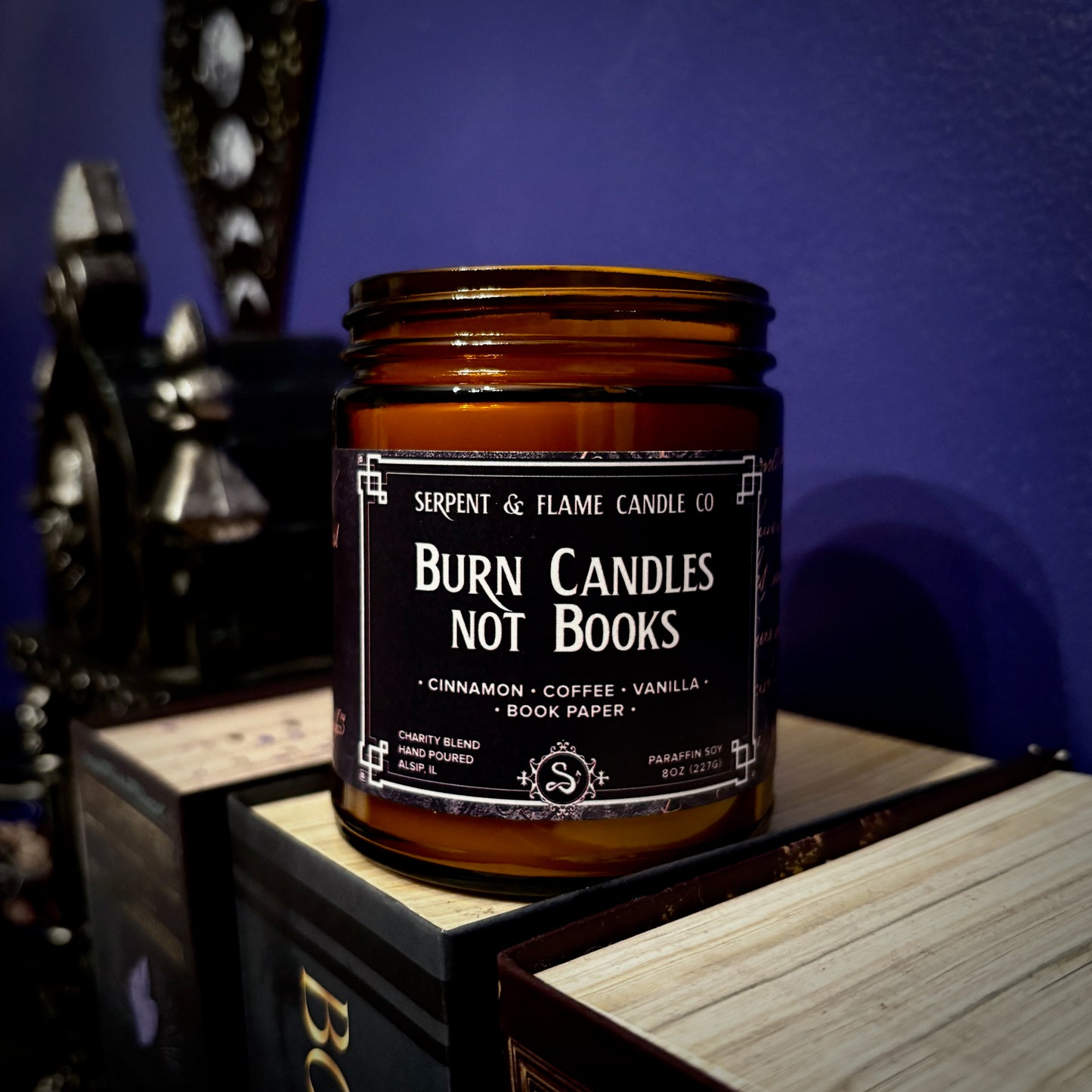 Burn Candles Not Books, Paper Coffee