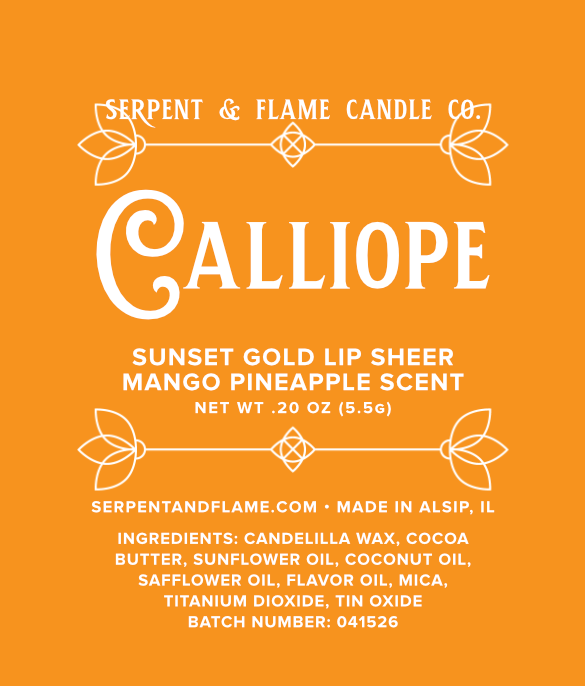 Calliope, Sunset Glow Lip Sheer