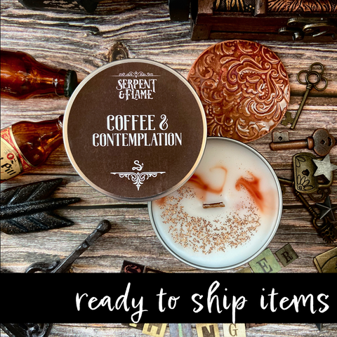 Coffee & Contemplation (Ready to Ship)