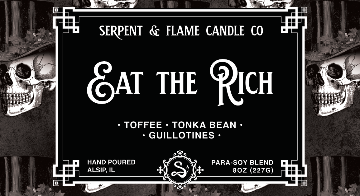 Eat the Rich Candle, Toffee Tonka Bean