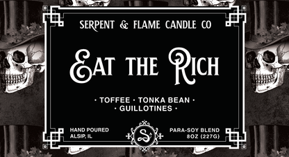 Eat the Rich Candle, Toffee Tonka Bean